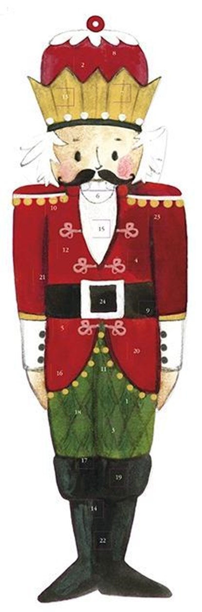 Adventskalender mit Stanzung Nussknacker, niet bekend - Paperback - 9783946861430