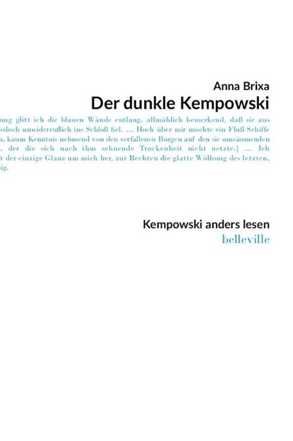 Der dunkle Kempowski, Anna Brixa - Paperback - 9783946875918