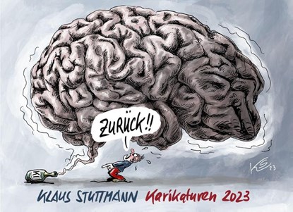 Zurück! - Stuttmann Karikaturen 2023, Klaus Stuttmann - Paperback - 9783946972747