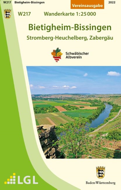 W217 Bietigheim-Bissingen - Stromberg-Heuchelberg, Zabergäu, Schwäbischer Albverein e. V. - Gebonden - 9783947486069