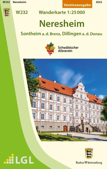 W232 Neresheim - Sontheim a.d.Brenz, Dillingen a.d.Donau, Schwäbischer Albverein e. V. - Gebonden - 9783947486076