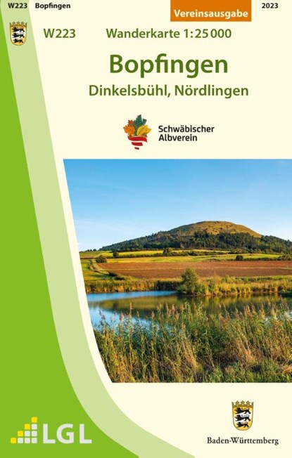 Bopfingen - Dinkelsbühl, Nördlingen. Wanderkarte 1:25.000, Schwäbischer Albverein e. V. - Gebonden - 9783947486113