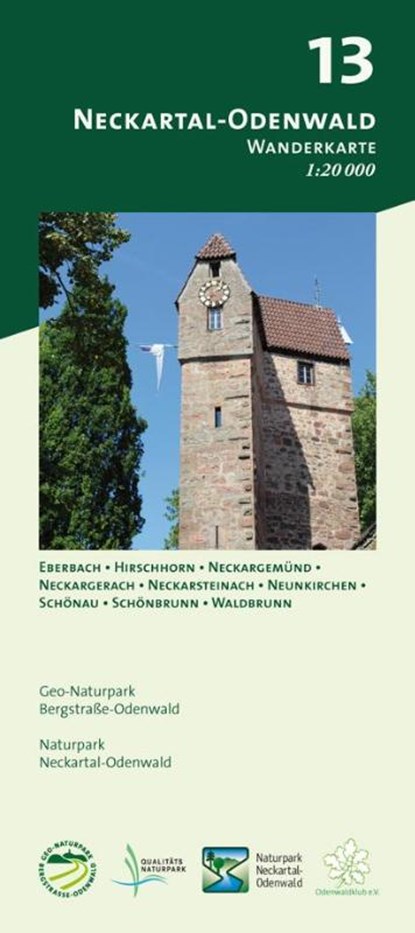 Neckartal-Odenwald 1 : 20 000, niet bekend - Gebonden - 9783947593187