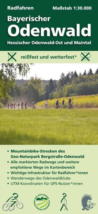 Radfahren, Bayerischer Odenwald / Hessischer Odenwald-Ost und Maintal 1:30.000, Michael Messer - Paperback - 9783947593194