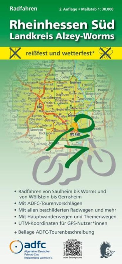 Radfahren - Rheinhessen Süd / Landkreis Alzey-Worms, Michael Messer - Gebonden - 9783947593200