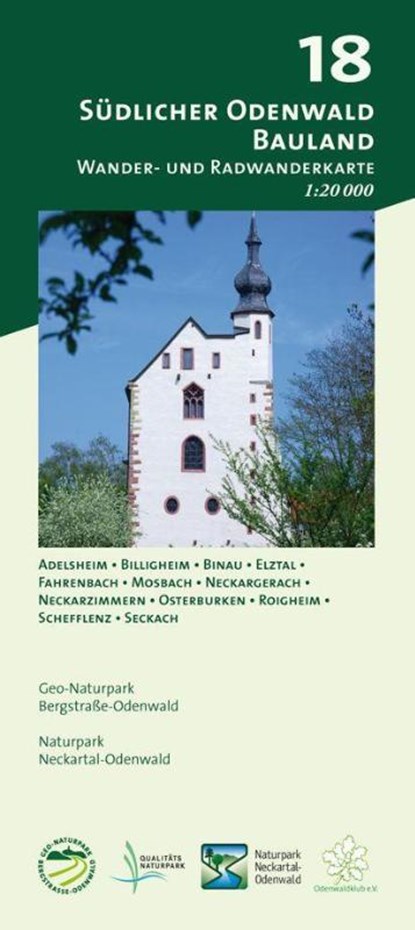 Südlicher Odenwald - Bauland, Geo-Naturpark Bergstraße-Odenwald ; Naturpark Neckartal-Odenwald - Gebonden - 9783947593293