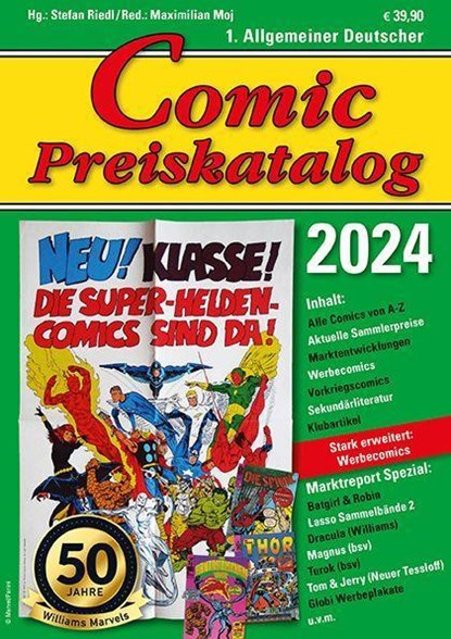 Comic Preiskatalog 2024 SC, Stefan Riedl - Paperback - 9783947800384