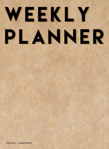 Vertical Weekly Planner 2020-2021, Pilvi Paper - Gebonden - 9783947808519