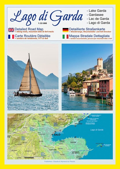 Gardasee - Lago di Garda (Maßstab 1:33.000), Claudia Du Plessis ;  Wynand Du Plessis - Overig - 9783947895106