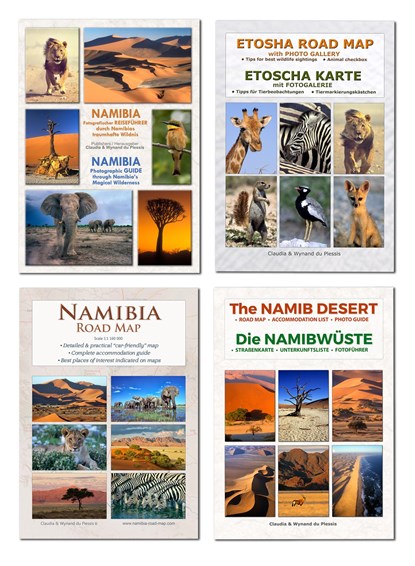 Das komplette Kartenset NAMIBIA Plus (4-teilig), Claudia Du Plessis ;  Wynand Du Plessis - Overig - 9783947895441