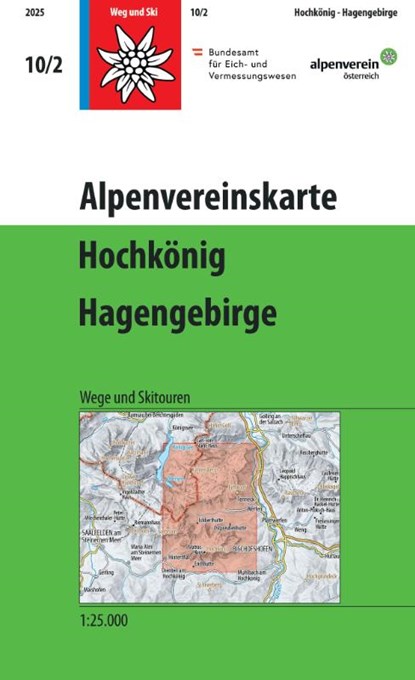 Hochkönig - Hagengebirge, Deutscher Alpenverein e. V. - Gebonden - 9783948256333