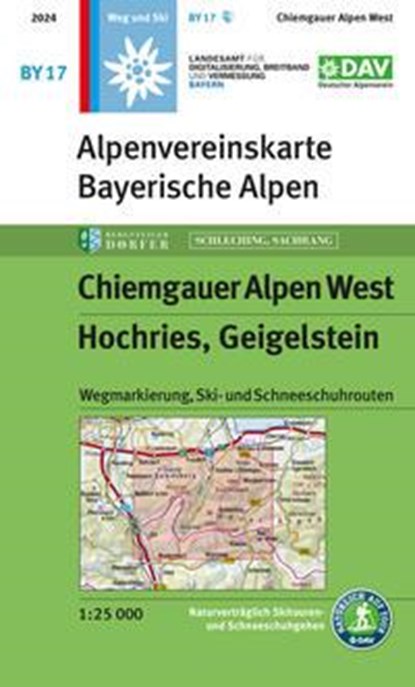 Chiemgauer Alpen West, Hochries, Geigelstein, Deutscher Alpenverein - Gebonden - 9783948256456