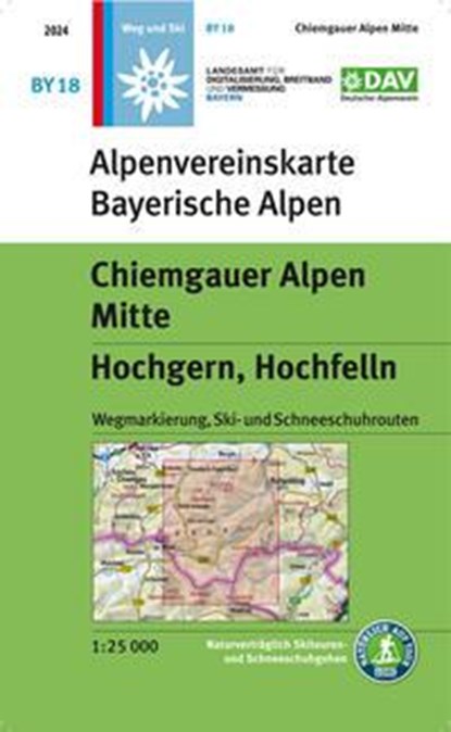 Chiemgauer Alpen Mitte, Hochgern, Hochfelln, Deutscher Alpenverein - Gebonden - 9783948256500