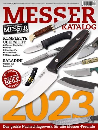 MESSER KATALOG 2023, Hans Joachim Wieland - Paperback - 9783948264130