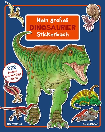 Dinosaurier Stickerbuch, Max Walther - Paperback - 9783948638184
