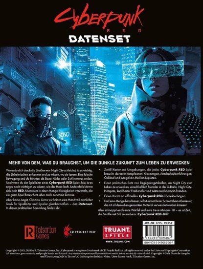 CYBERPUNK RED DATENSET, niet bekend - Paperback - 9783949089367