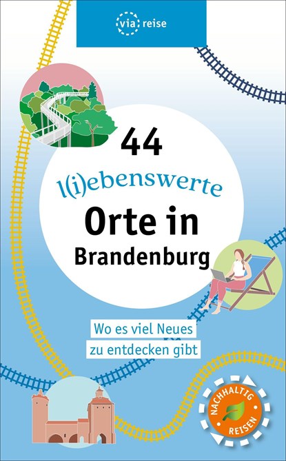 44 l(i)ebenswerte Orte in Brandenburg, Ulrike Wiebrecht - Paperback - 9783949138157