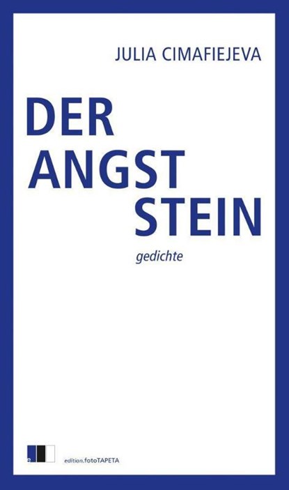 DER ANGSTSTEIN, Julia Cimafiejeva - Paperback - 9783949262203