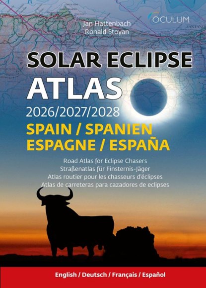 Solar Eclipse Atlas 2026/2027/2028, Jan Hattenbach ; Stoyan Ronald - Paperback - 9783949370205
