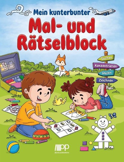 Mein kunterbunter Mal- und Rätselblock, PLURAL,  Publications GmbH - Paperback - 9783949982088