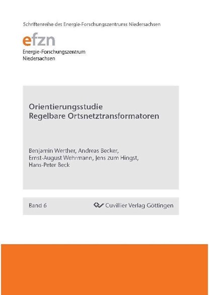 Orientierungsstudie Regelbarer Ortsnetztransformatoren, Hans-Peter Beck - Paperback - 9783954040896