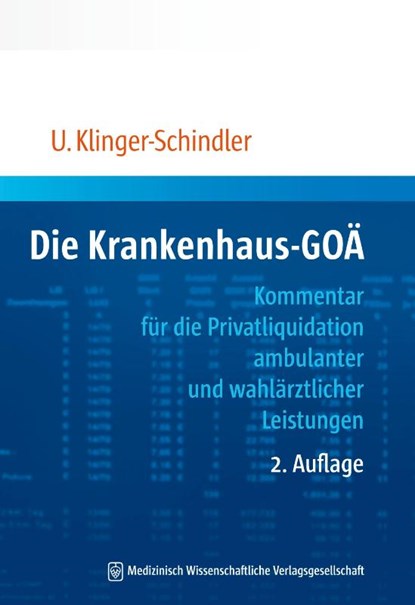 Die Krankenhaus-GOÄ, Ursula Klinger-Schindler - Paperback - 9783954661008