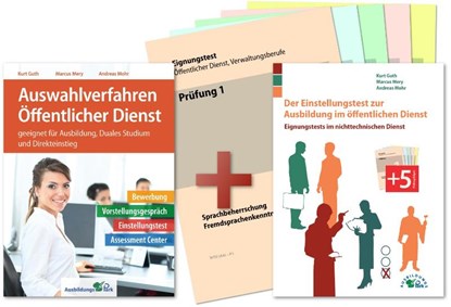 Auswahlverfahren und Einstellungstest Öffentlicher Dienst - alles in einem Paket, Kurt Guth ; Marcus Mery ; Andreas Mohr - Paperback - 9783956240942