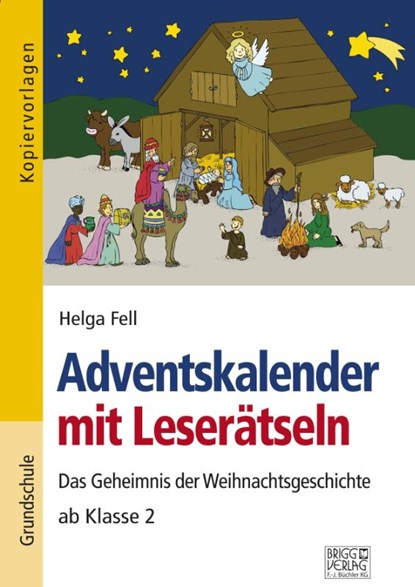 Adventskalender mit Leserätseln, Helga Fell - Paperback - 9783956600753