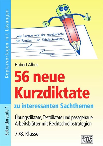 56 neue Kurzdiktate 7./8. Klasse, Hubert Albus - Paperback - 9783956604317