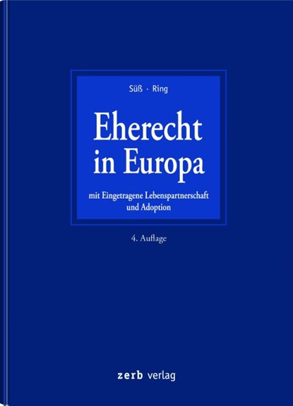 Eherecht in Europa, Rembert Süß ; Gerhard Ring - Gebonden - 9783956611032