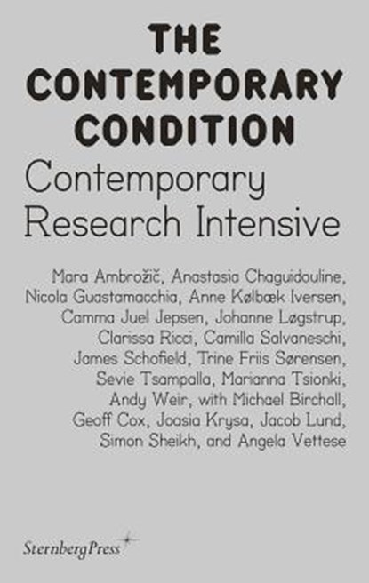 Contemporary Research Intensive, Geoff Cox ; Jacob Lund - Paperback - 9783956793912
