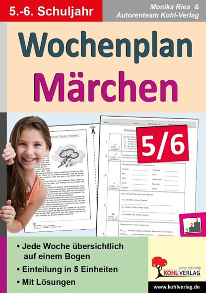 Wochenplan Märchen 5/6, Sabine Hauke - Gebonden - 9783956866302