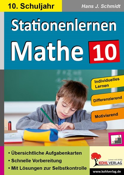 Stationenlernen Mathe / Klasse 10, Hans-J. Schmidt - Paperback - 9783956868405
