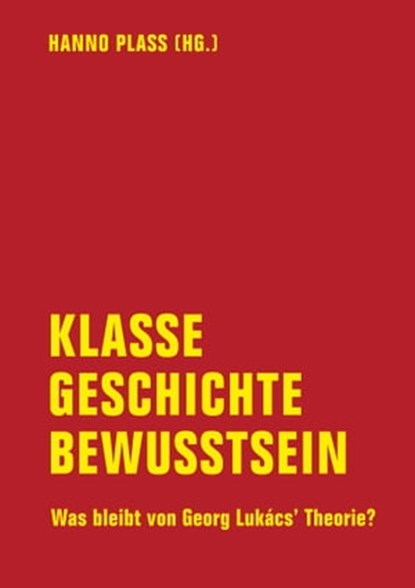 Klasse, Geschichte, Bewusstsein, Frank Engster ; Patrick Eiden-Offe ; Rüdiger Dannemann ; Detlev Claussen ; Roger Behrens ; Veith Selk ; Stefan Müller ; Johannes Rhein ; Bastian Bredtmann - Ebook - 9783957321077
