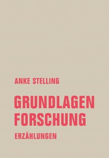 Grundlagenforschung, Anke Stelling - Ebook - 9783957324665