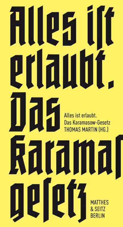 Alles ist erlaubt., Thomas Martin - Paperback - 9783957572714