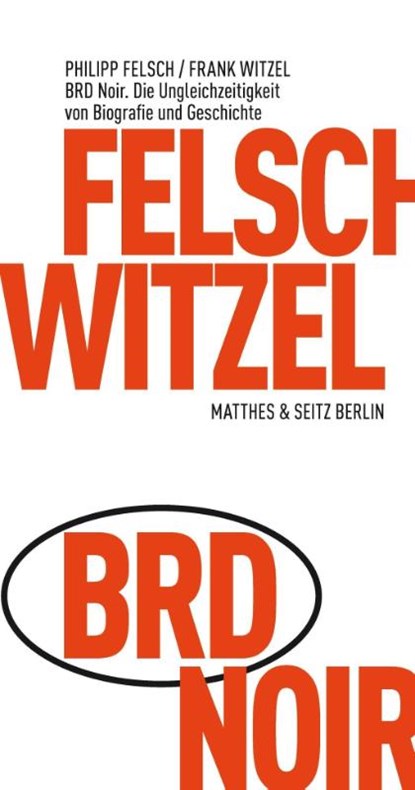 BRD Noir, Frank Witzel ; Philipp Felsch - Paperback - 9783957572769