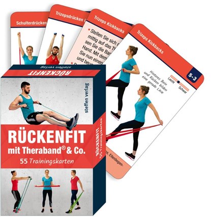Trainingskarten: Rückenfit mit TheraBand® & Co., Ronald Thomschke - Paperback - 9783957990990