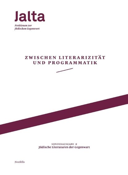 Zwischen Literarizität und Programmatik - Jüdische Literaturen der Gegenwart, Hila Amit ; Lydia Böhmer ; Jo Frank ; Daniel Jurjew - Paperback - 9783958082458