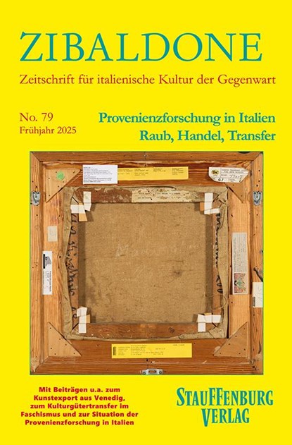 Provenienzforschung in Italien. Raub, Handel, Transfer, Jonas Hock - Paperback - 9783958097223