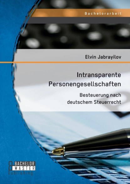 Intransparente Personengesellschaften, Elvin Jabrayilov - Paperback - 9783958202719