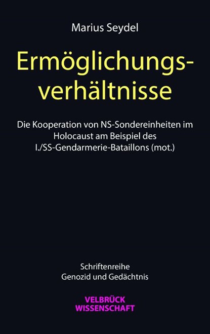 Ermöglichungsverhältnisse, Marius Seydel - Paperback - 9783958323360