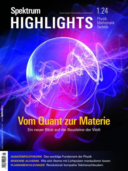 Spektrum Highlights 1/2024 - Vom Quant zur Materie, Spektrum der Wissenschaft - Paperback - 9783958928640