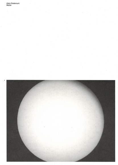 Aleix Plademunt. Matter, Aleix Plademunt - Paperback - 9783959055758