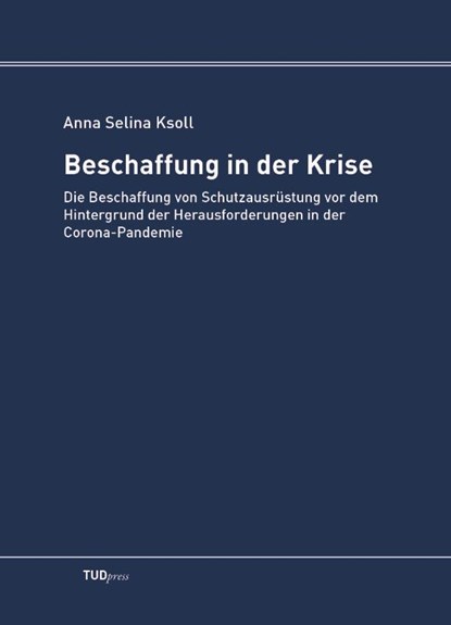 Beschaffung in der Krise, Anna Selina Ksoll - Paperback - 9783959087179
