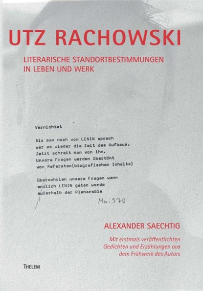 Utz Rachowski, Alexander Saechtig - Paperback - 9783959087544