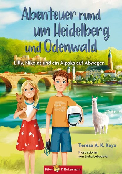Abenteuer rund um Heidelberg und Odenwald - Lilly, Nikolas und ein Alpaka auf Abwegen, Teresa A. K. Kaya - Gebonden - 9783959160926