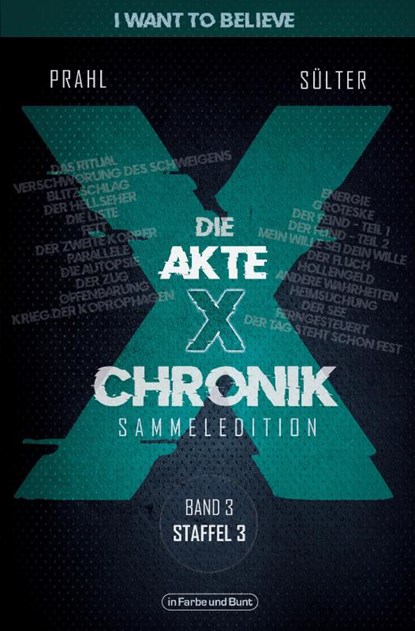 Die Akte X-Chronik. Band 3 - Staffel 3, Björn Sülter ; Reinhard Prahl - Paperback - 9783959365826