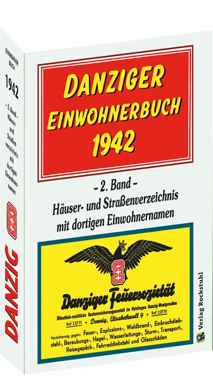 Danziger Einwohnerbuch 1942 - 2. Band, niet bekend - Paperback - 9783959663816