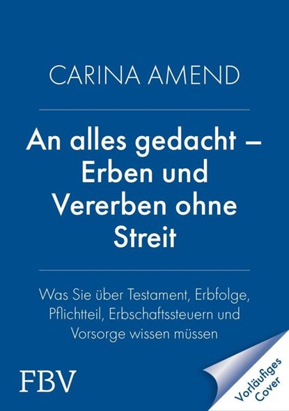 Richtig erben und vererben, Carina Amend - Paperback - 9783959728546
